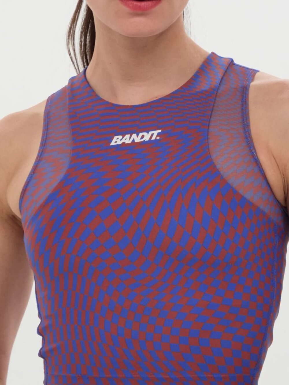 Bandit | Stamina™ Lyra Race Crop - Deep Peri Blue with Rust – Machina Libera